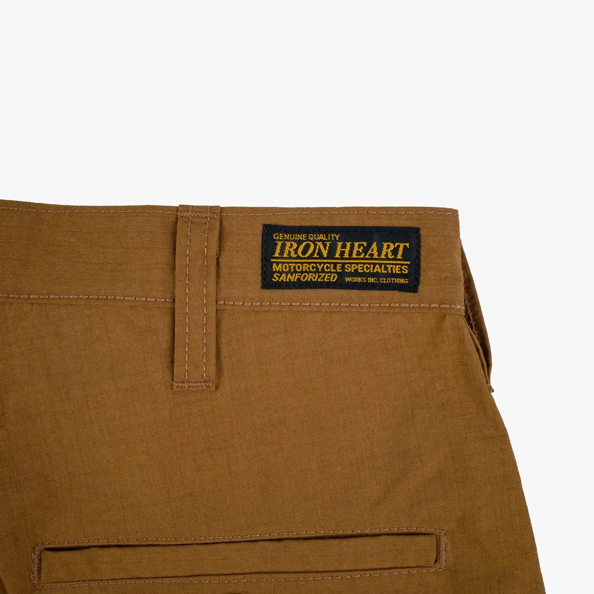 Iron Heart - IH-736-brown Ripstop Cargo Shortsl