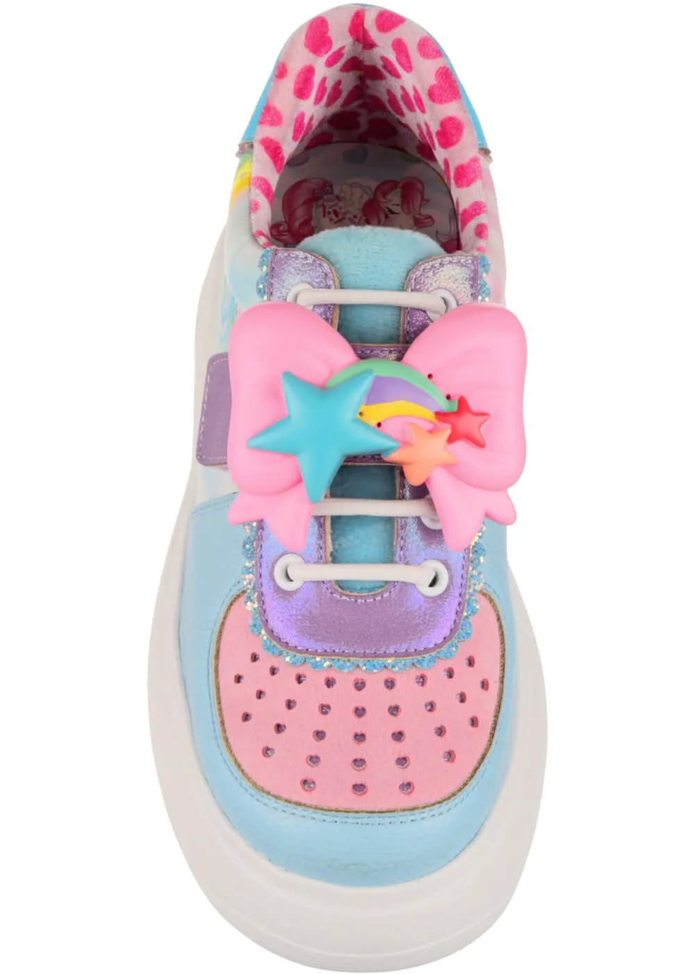 Irregular Choice x My Little Pony Rainbow Of Light Sneakers Light Blue