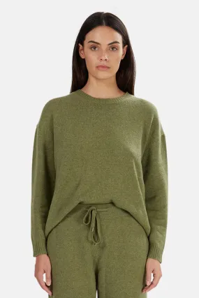 Jackson Cashmere Sweater - Army