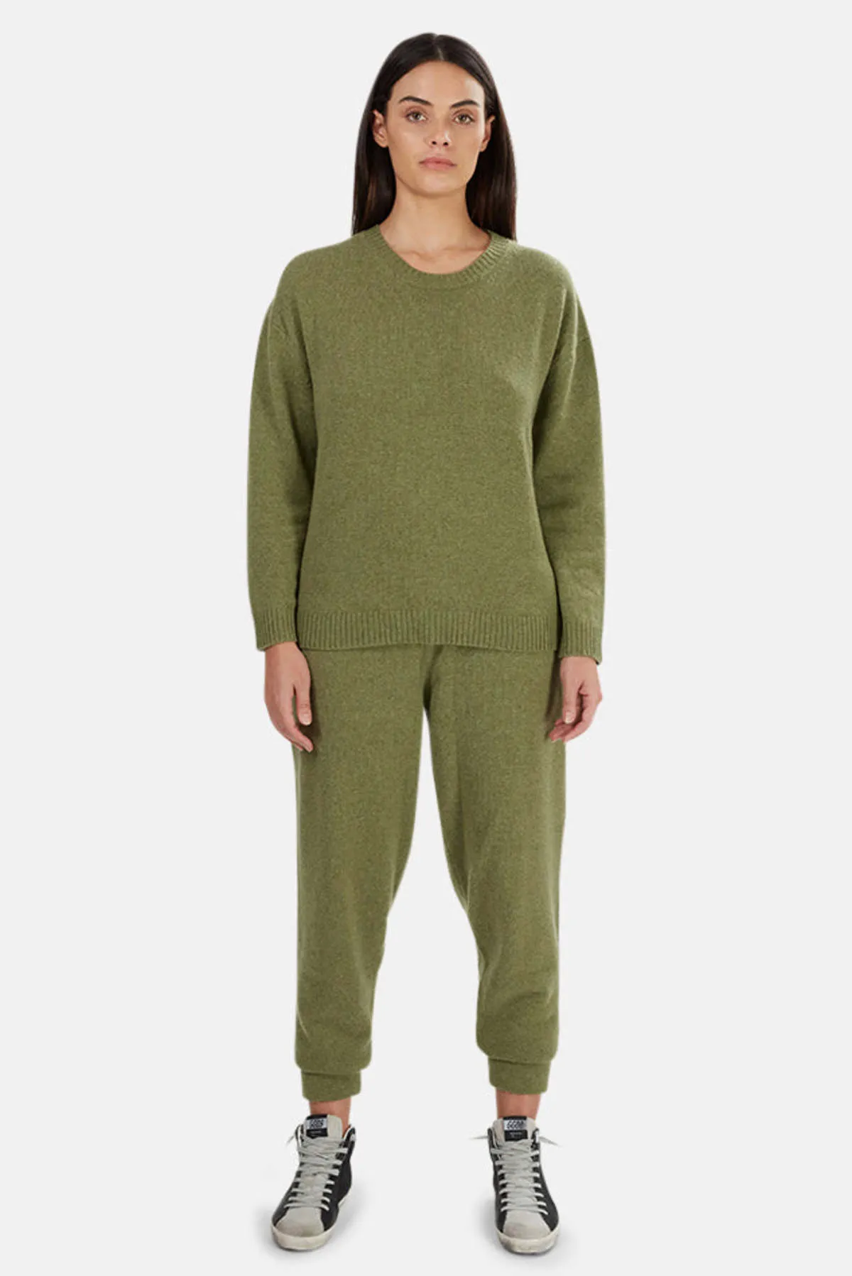 Jackson Cashmere Sweater - Army