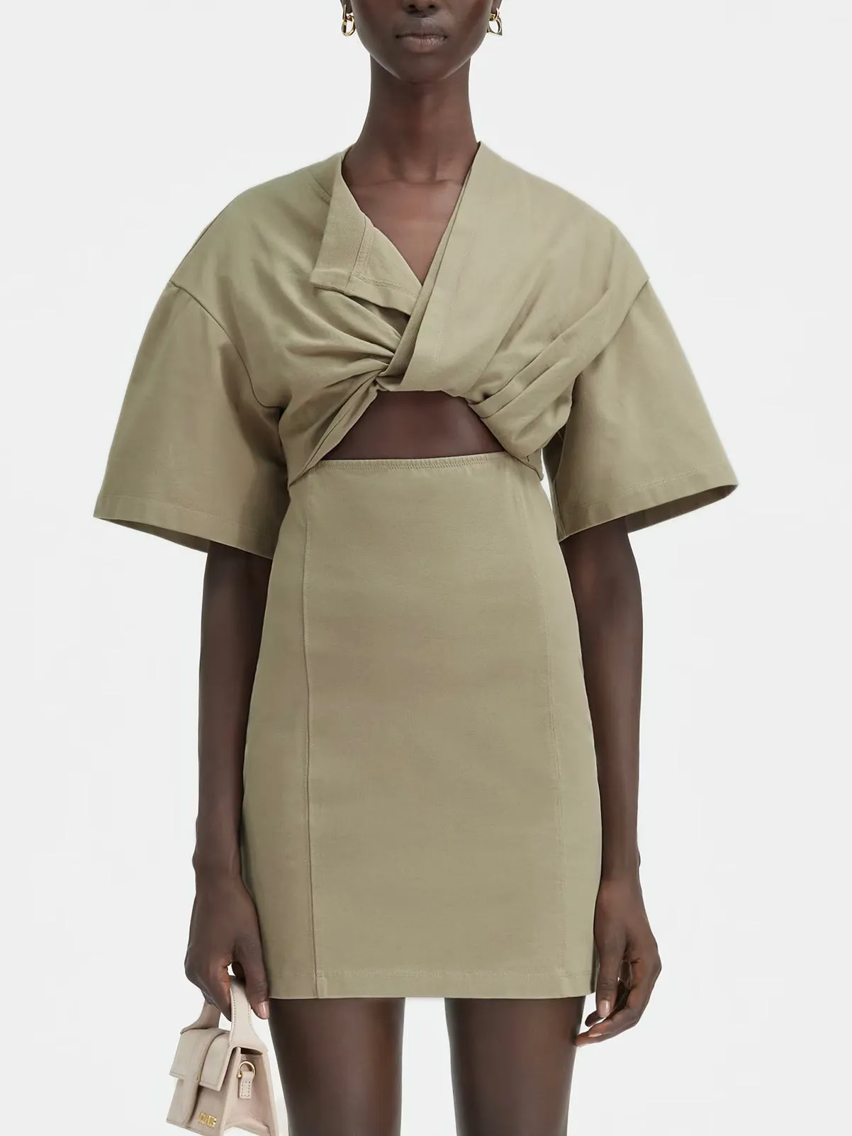 Jacquemus La Robe T-Shirt Bahia in Beige