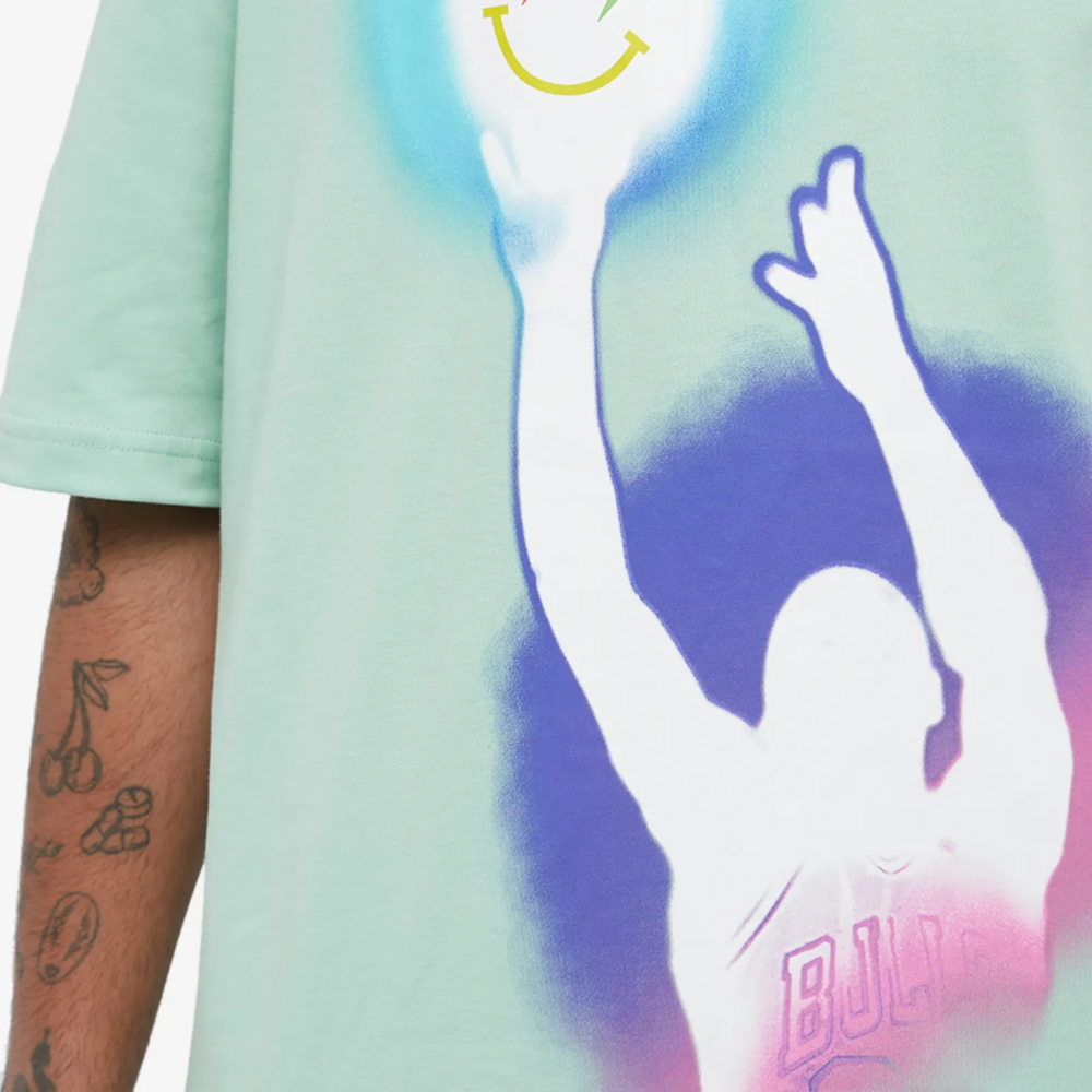 Jordan x J Balvin Enamel Green Tee