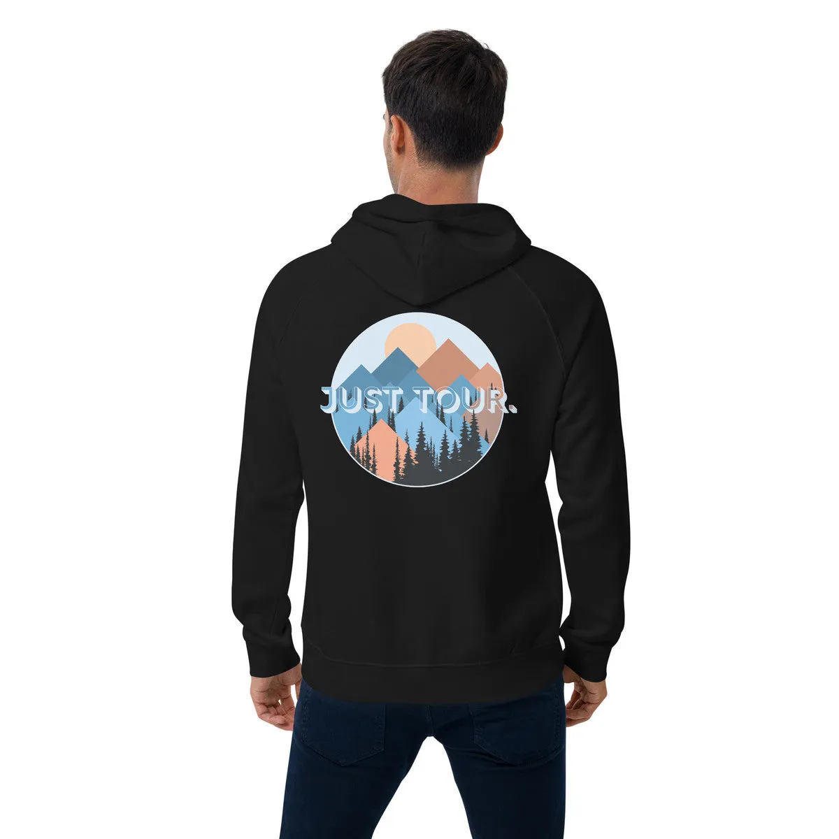 Just Tour. Seeker Organic Cotton Raglan Hoodie