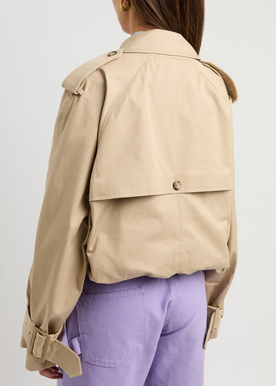 JW ANDERSON Double-breasted cotton trench coat  -                         -                     -                