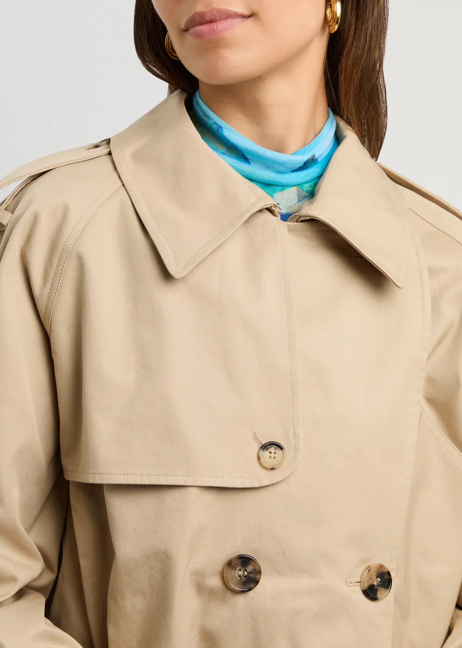 JW ANDERSON Double-breasted cotton trench coat  -                         -                     -                