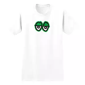 KROOKED EYES LG TEE WHITE/GREEN