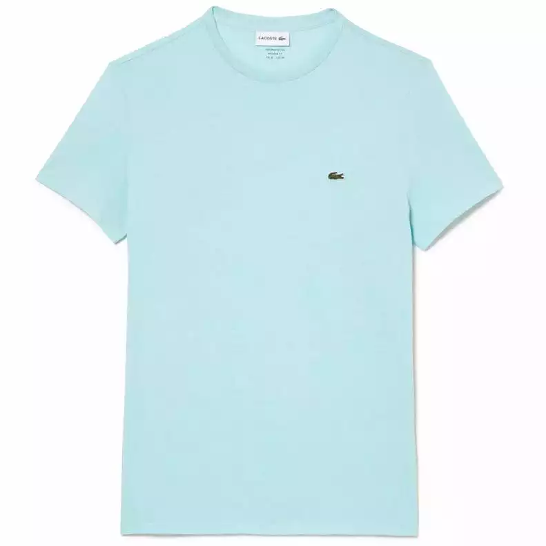 Lacoste Crew Neck Pima Cotton Jersey T Shirt (Mint Green) TH6709-51