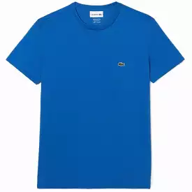 Lacoste Crew Neck Pima Cotton Jersey T Shirt (Royal Blue) TH6709-51