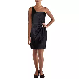 Lauren Ralph Lauren Womens Satin Pleated Cocktail And Party Dress