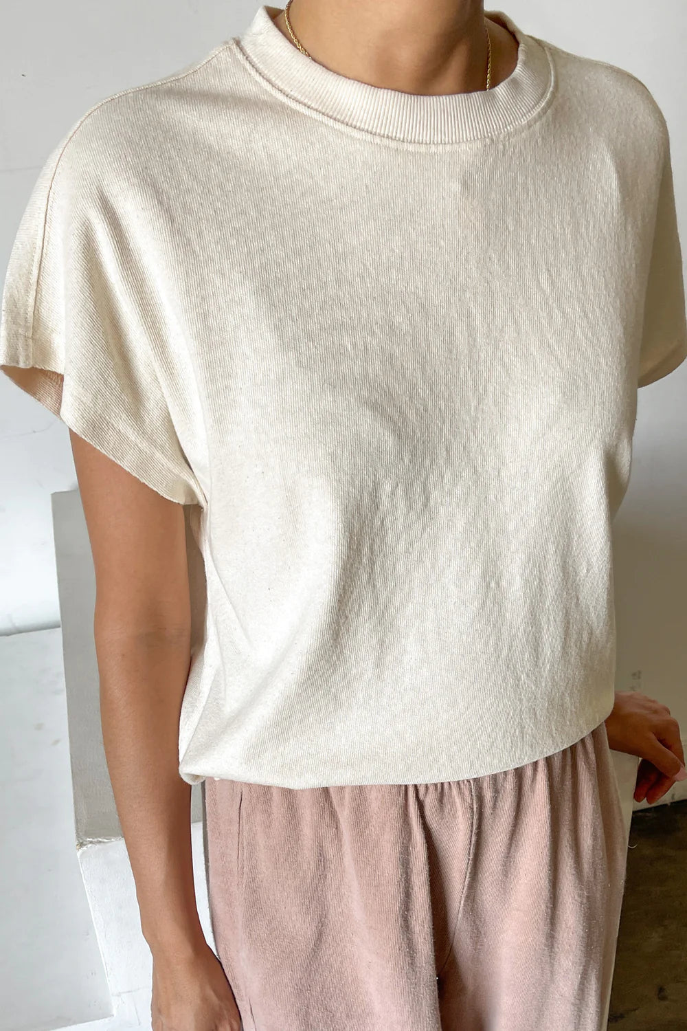 LE BON SHOPPE JEANNE TEE - NATUREL