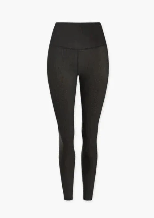 Let's Move Rib High Leggings 25 in Black