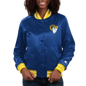 Los Angeles Rams Full Count Blue Satin Jacket