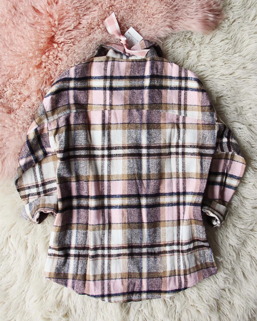 Lumber Jill Jacket Shirt in Pink