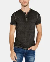 Macy's Buffalo David Bitton Men's Kasum Short Sleeve Henley Shirt