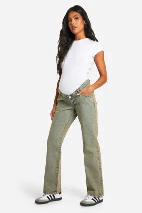 Maternity Basic High Waisted Straight Leg Jeans