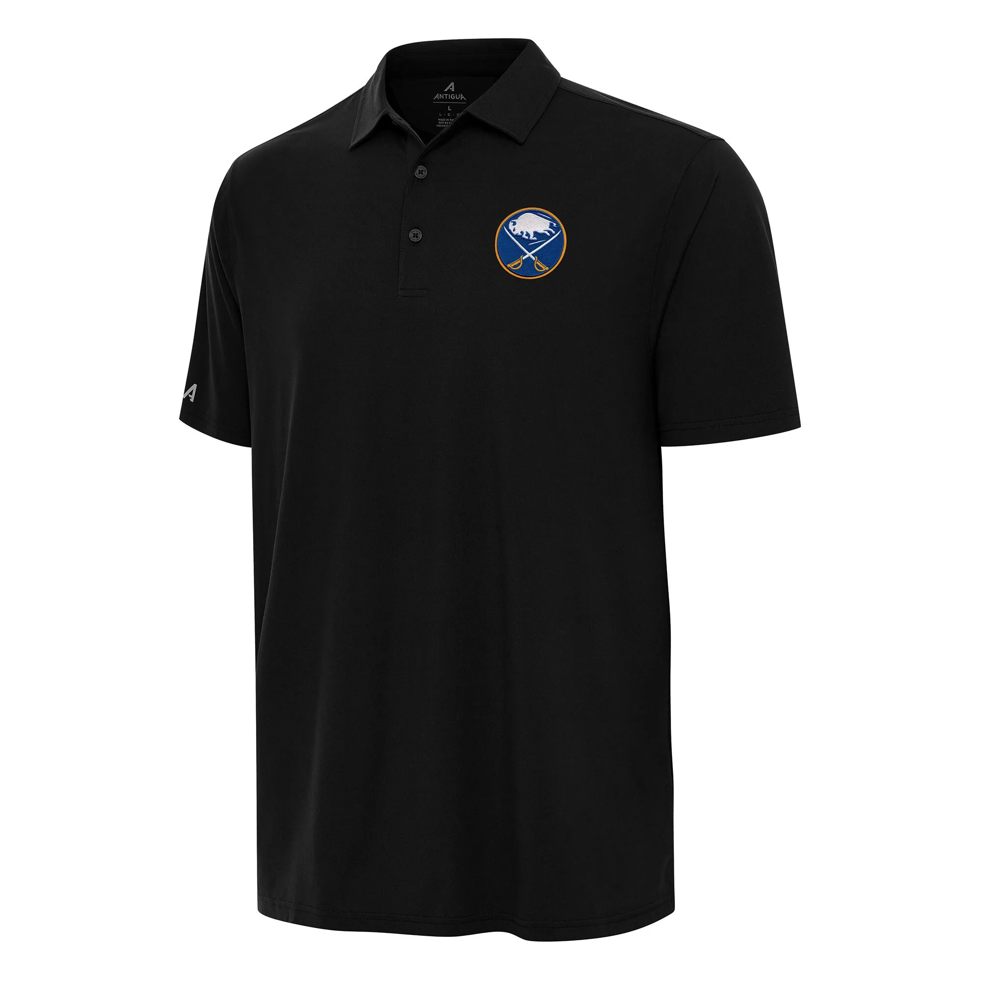 Men's Buffalo Sabres Antigua Black Era Polo