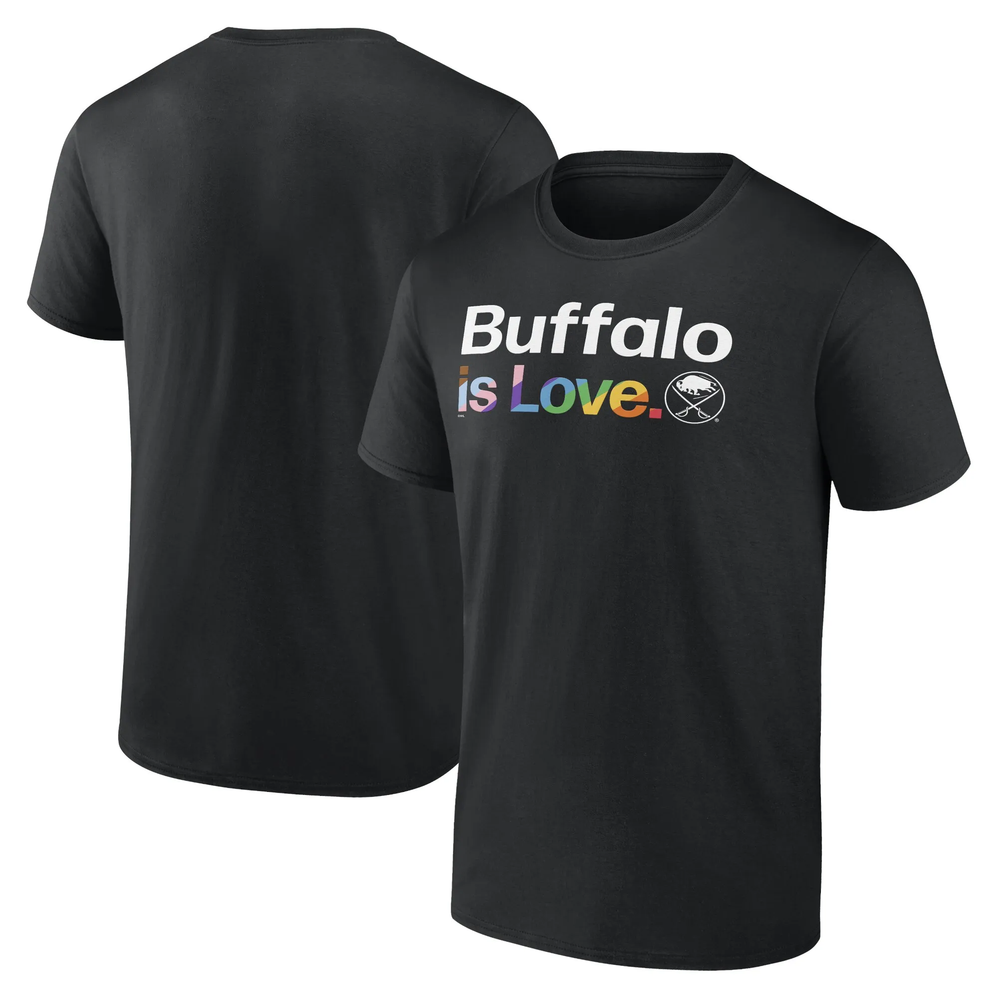 Men's Buffalo Sabres Black City Pride T-Shirt