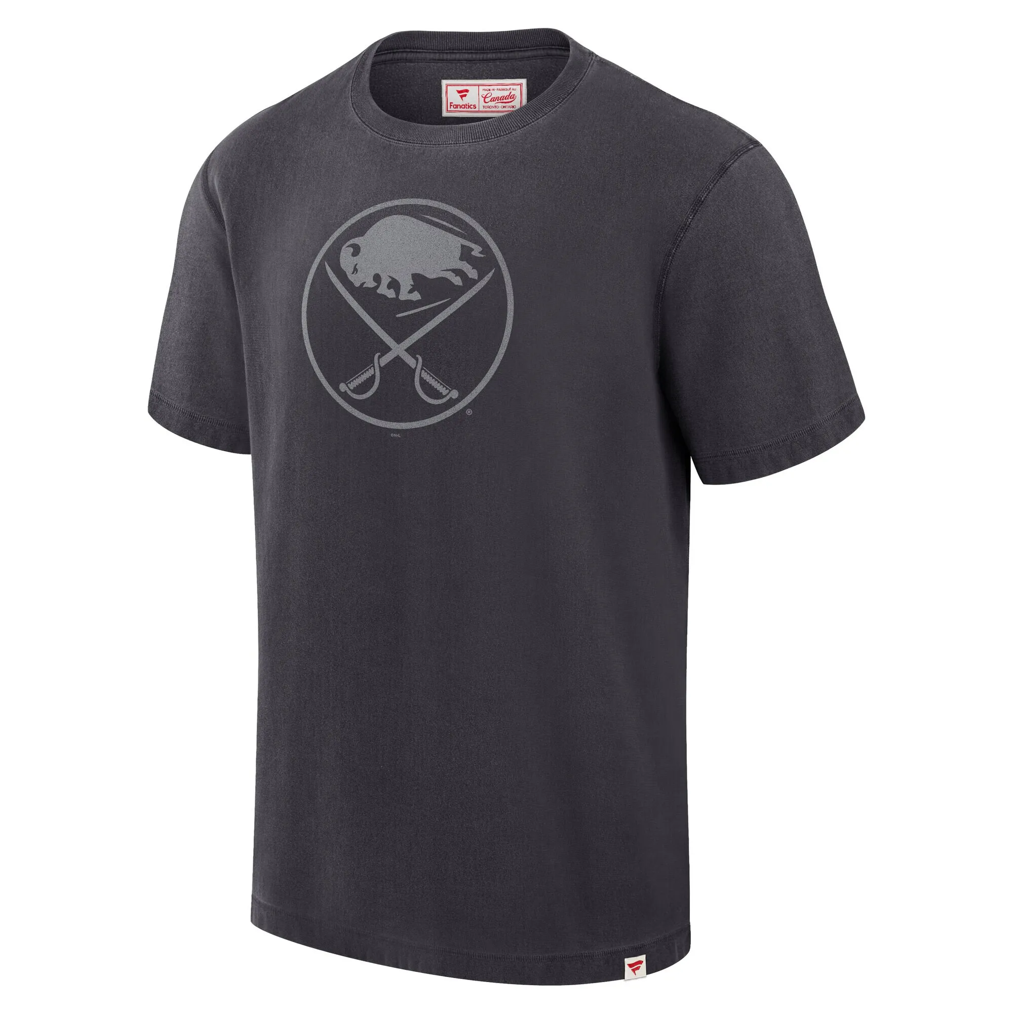 Men's Buffalo Sabres Fanatics Black Made in Canada T-Shirt