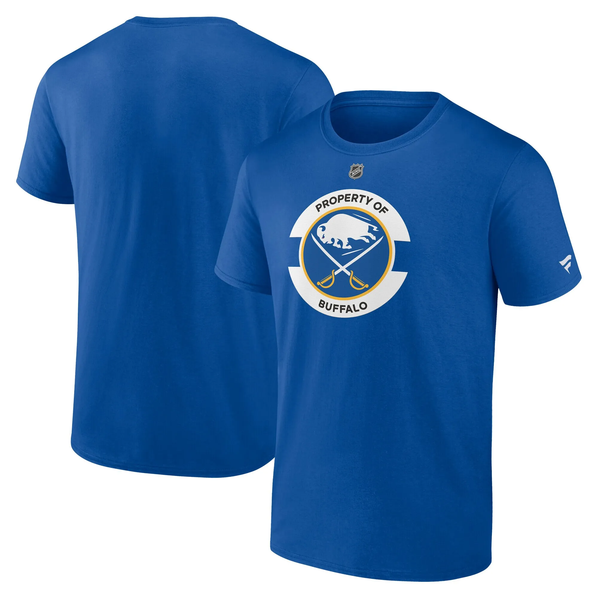 Men's Buffalo Sabres Fanatics Royal Authentic Pro Core Secondary T-Shirt