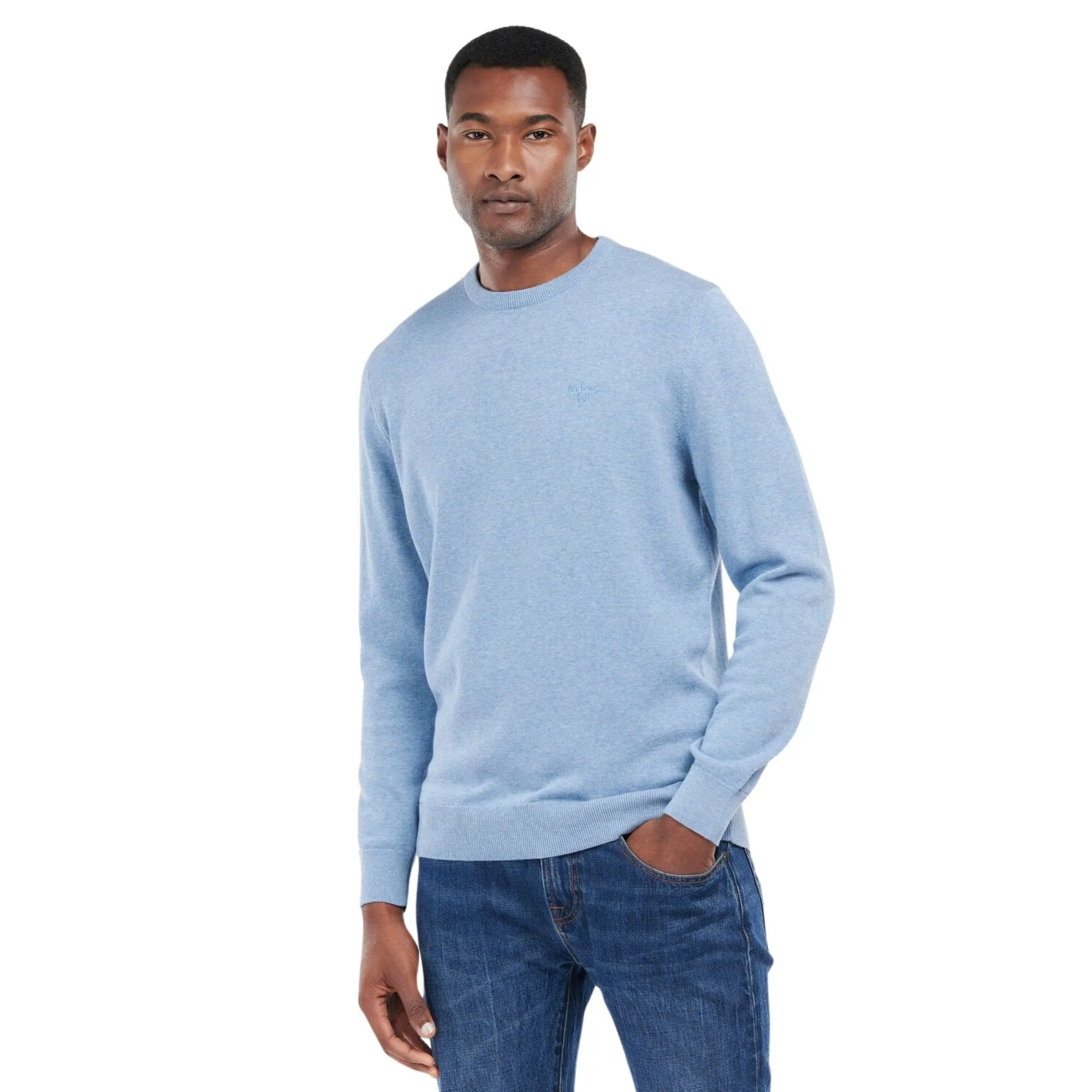 Mens Pima Crew Neck Jumper