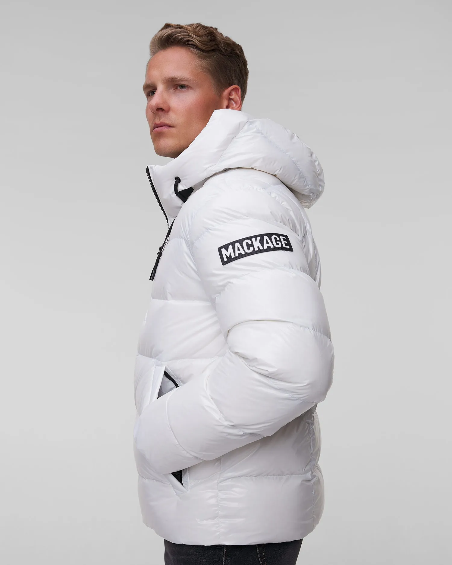 Men’s white down jacket Mackage Victor P002049-100