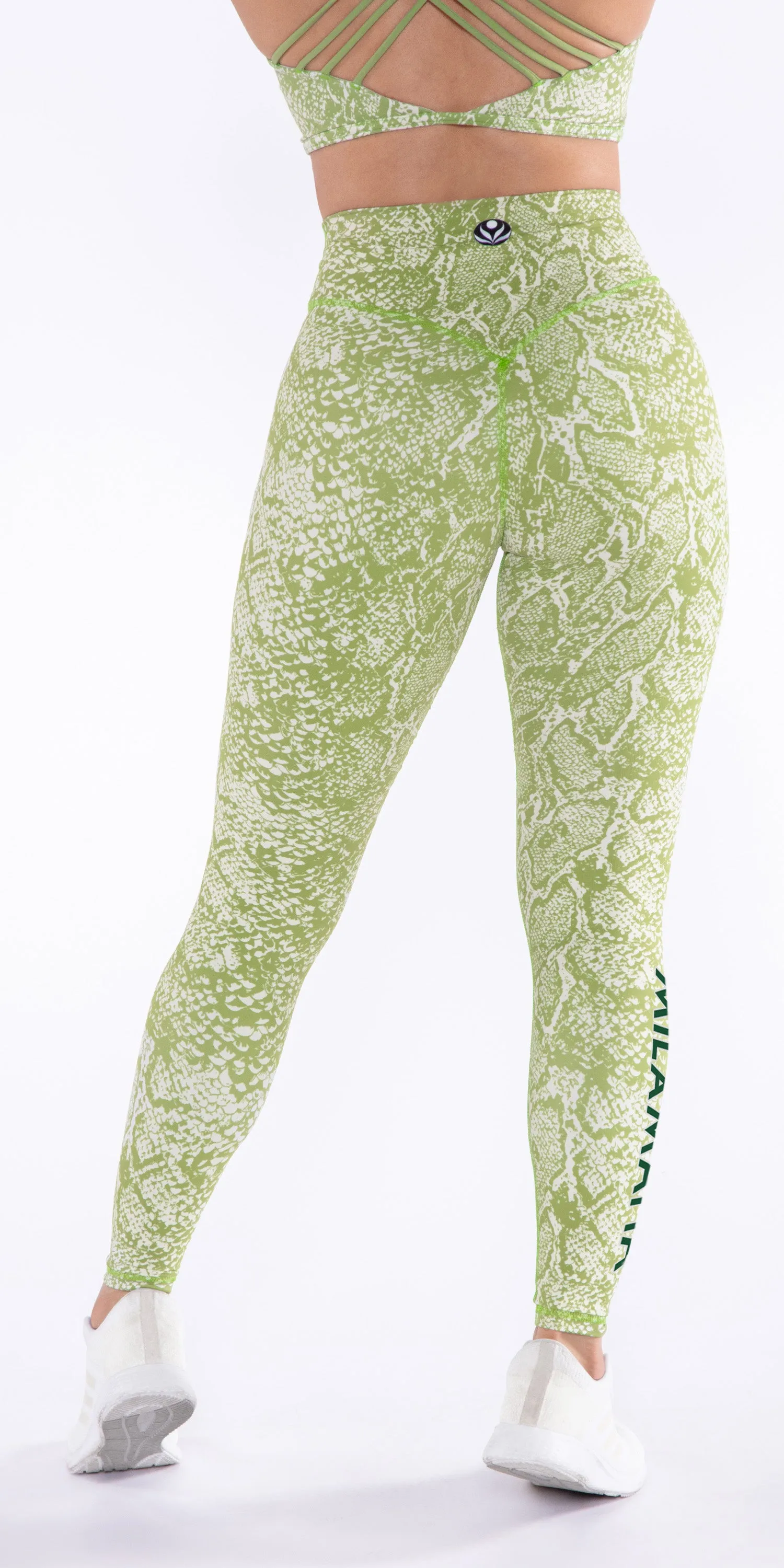 MilaMafia Green Snake - Contour Legging