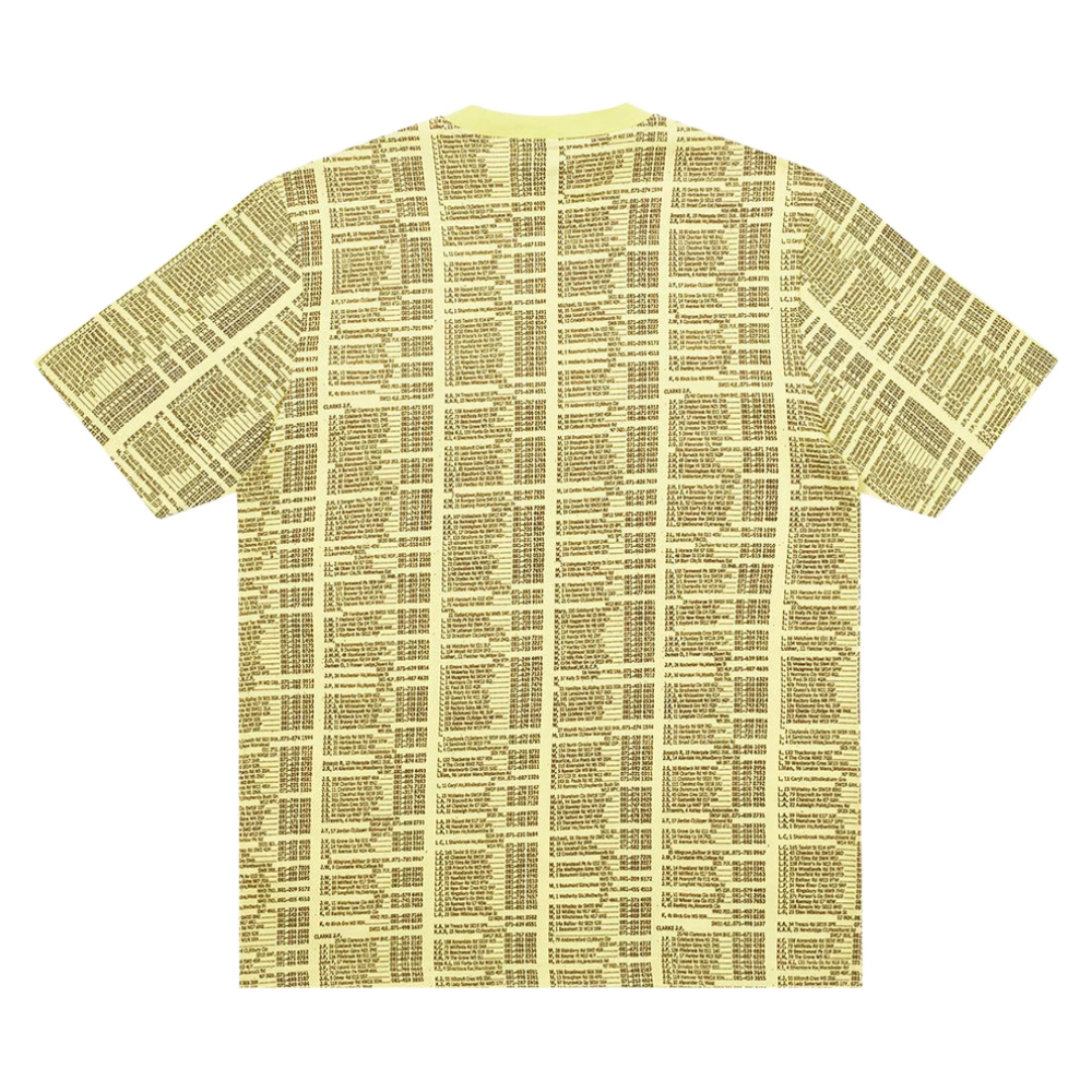 Palace Bell Man Allover Tee Yellow