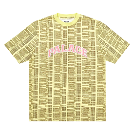 Palace Bell Man Allover Tee Yellow