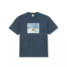 Polar Skate Co. Dead Flowers Tee Grey Blue