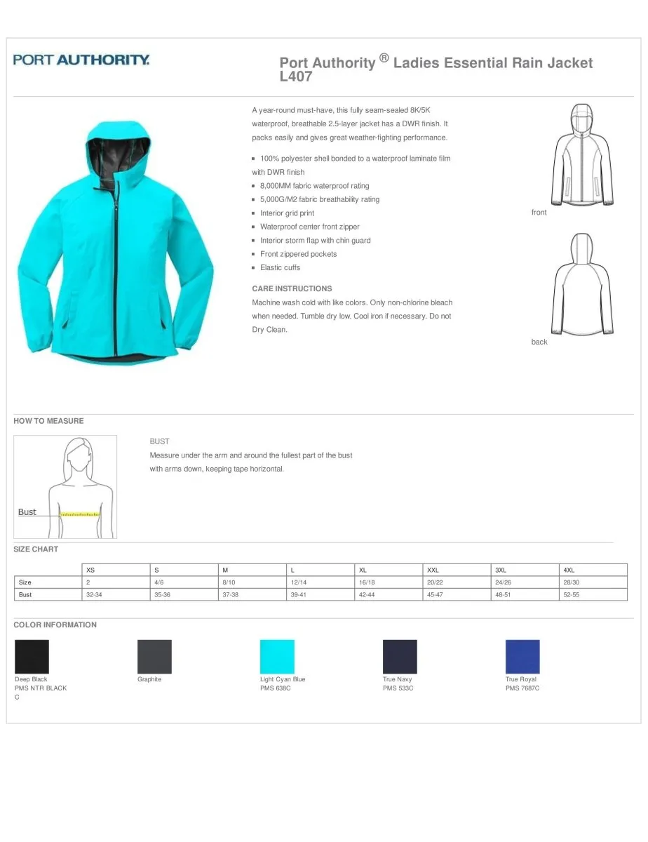 Port Authority Women's Essential Rain Jacket