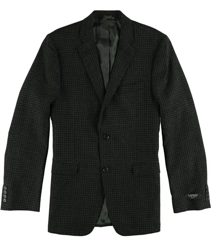 Ralph Lauren Mens Check Two Button Blazer Jacket, TW3