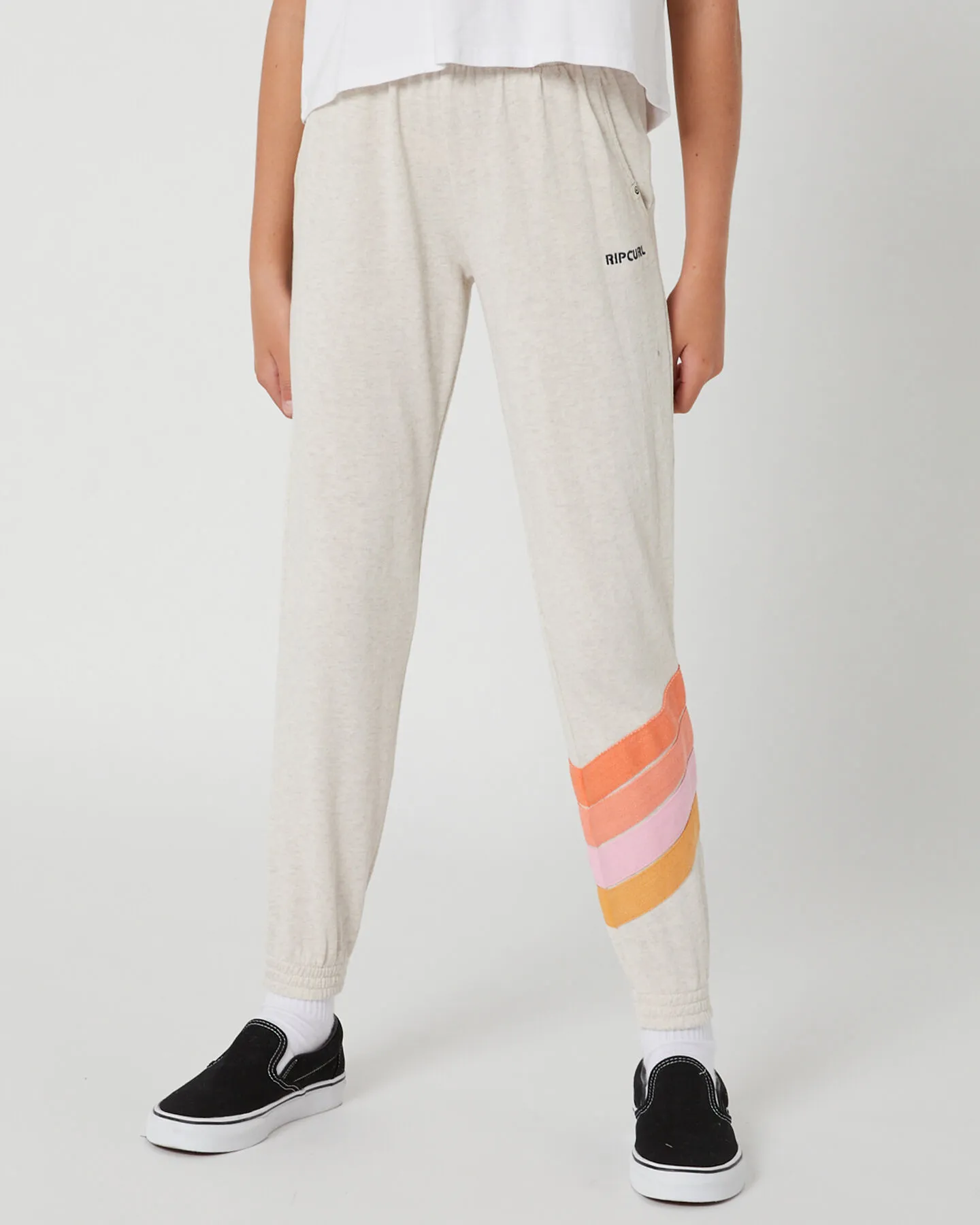 Rip Curl Day Break Trackpant - Teens - Oatmeal Marle | SurfStitch