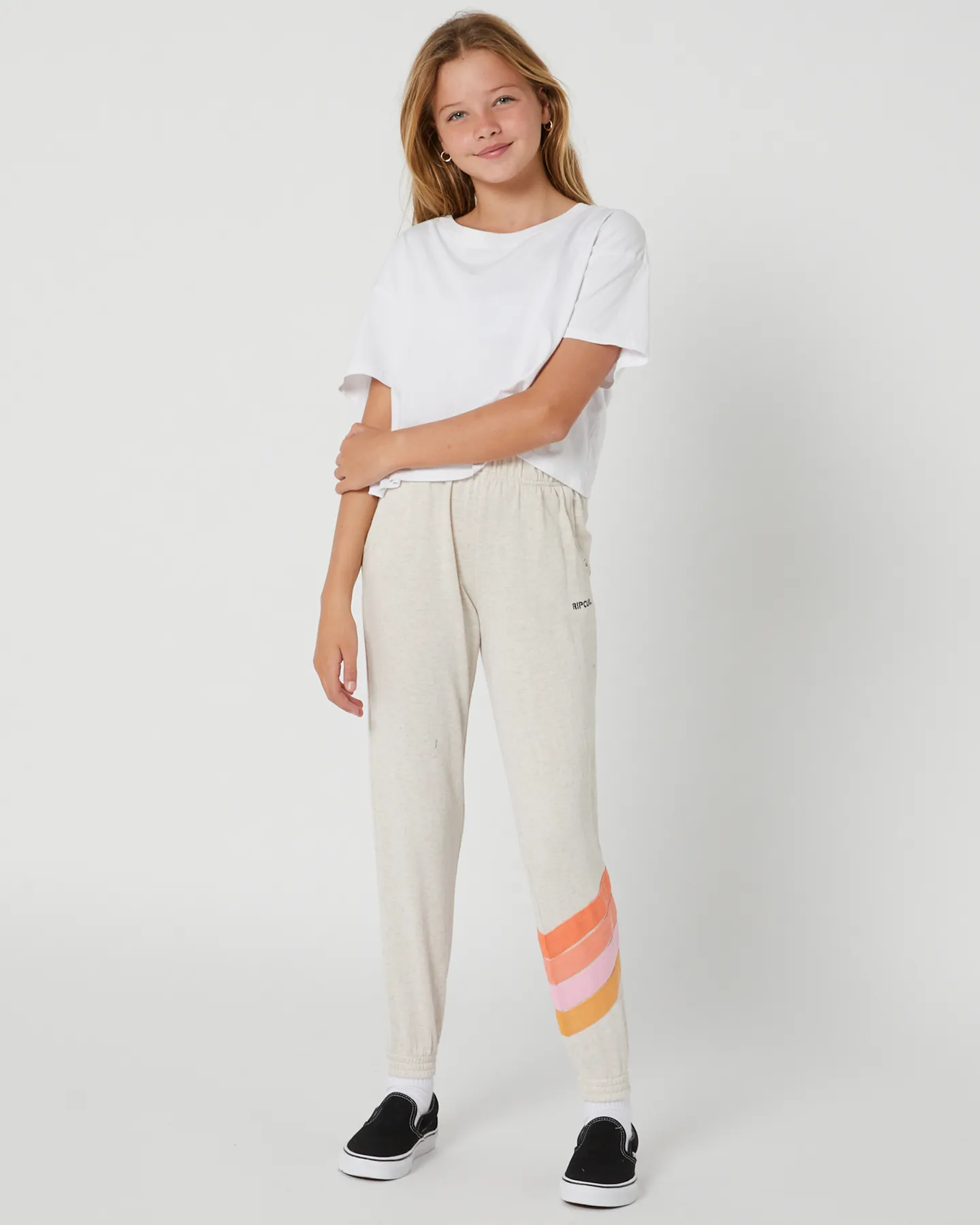 Rip Curl Day Break Trackpant - Teens - Oatmeal Marle | SurfStitch