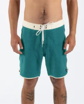 Rusty USA Base 18 Scallop Fixed Waist Boardshort