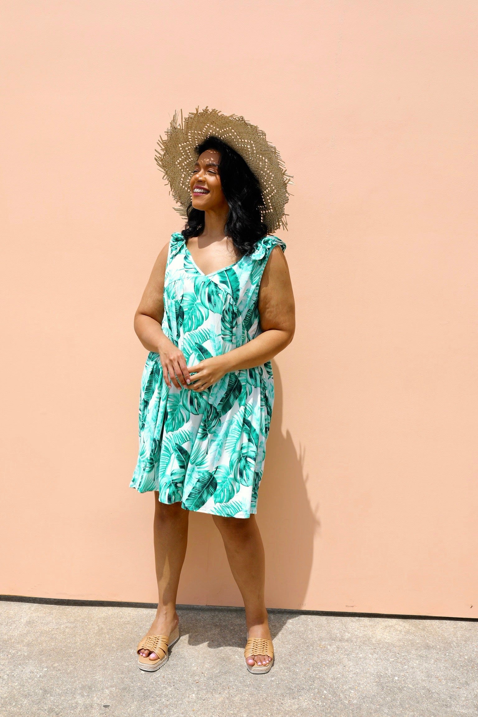 SIZE 2XL PLUS SIZE Let's Get Tropical Dress