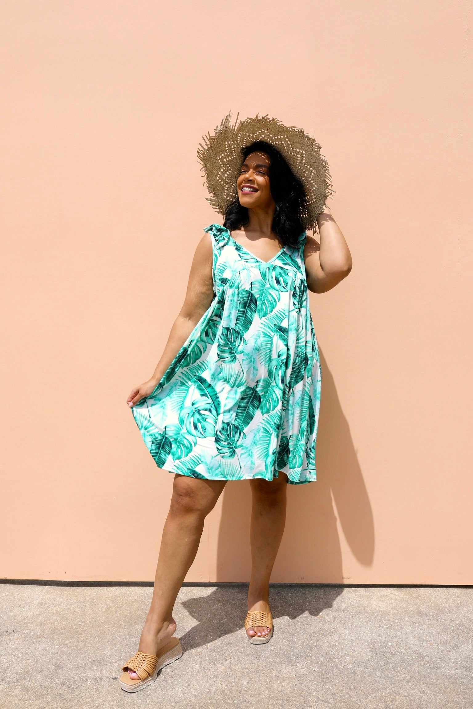 SIZE 2XL PLUS SIZE Let's Get Tropical Dress