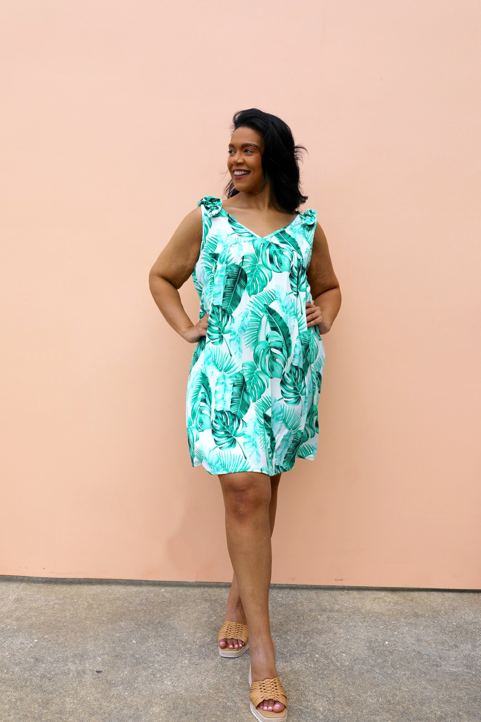 SIZE 2XL PLUS SIZE Let's Get Tropical Dress