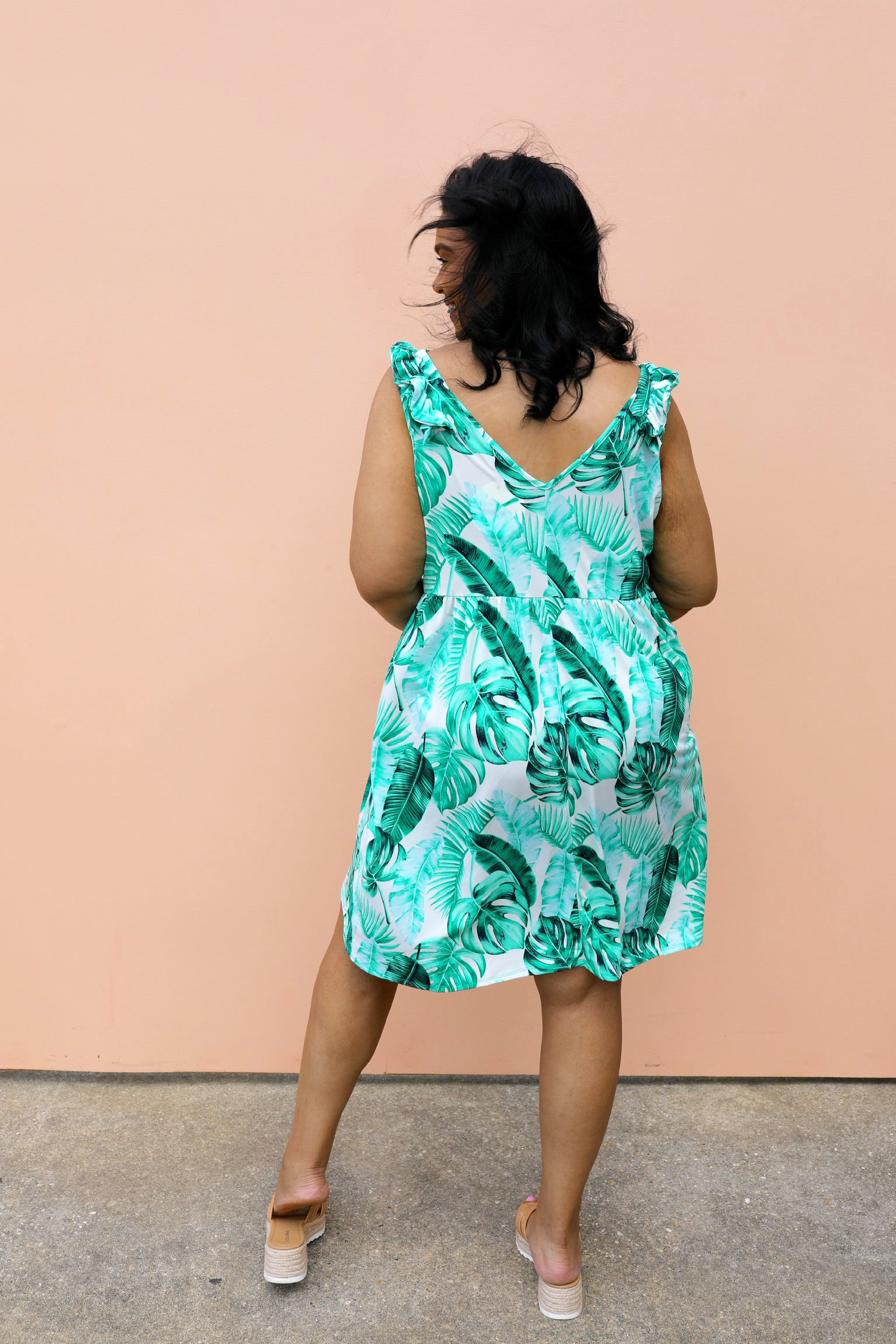 SIZE 2XL PLUS SIZE Let's Get Tropical Dress