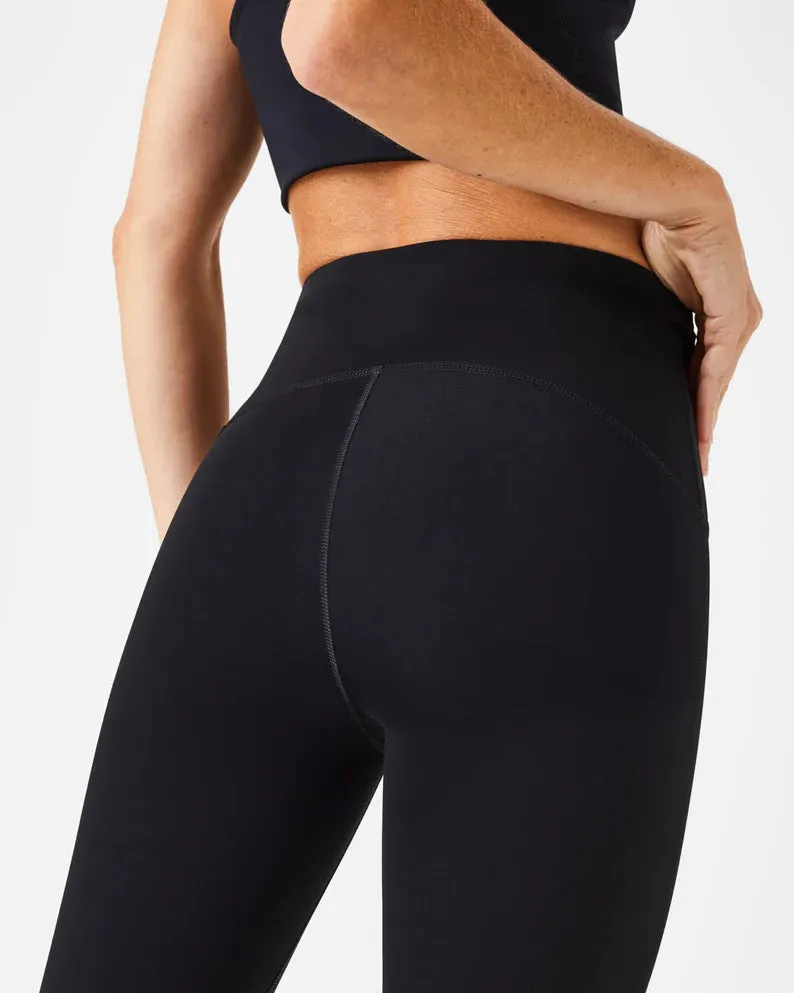 Spanx Booty Boost Active 7/8 Very Black Leggings