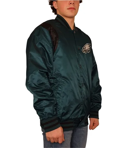 Starter Mens Philadelphia Eagles Varsity Jacket, TW1