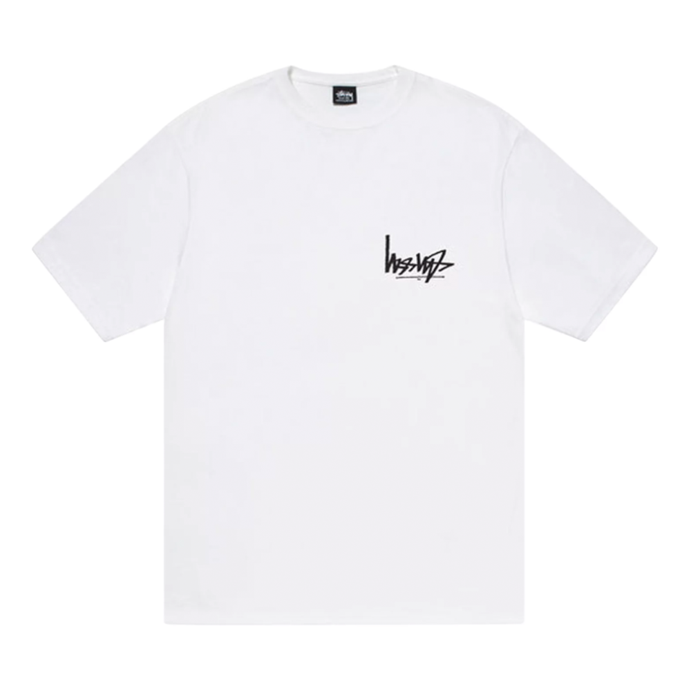 Stussy Flipped Logo Tee 'White'