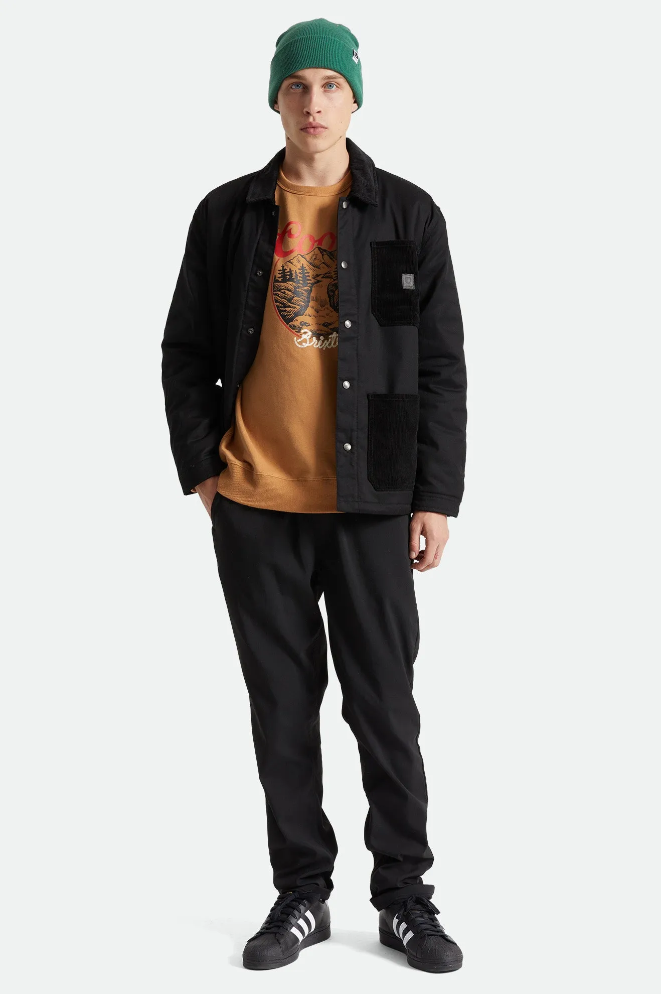 Survey Utility Lined Chore Coat - Black