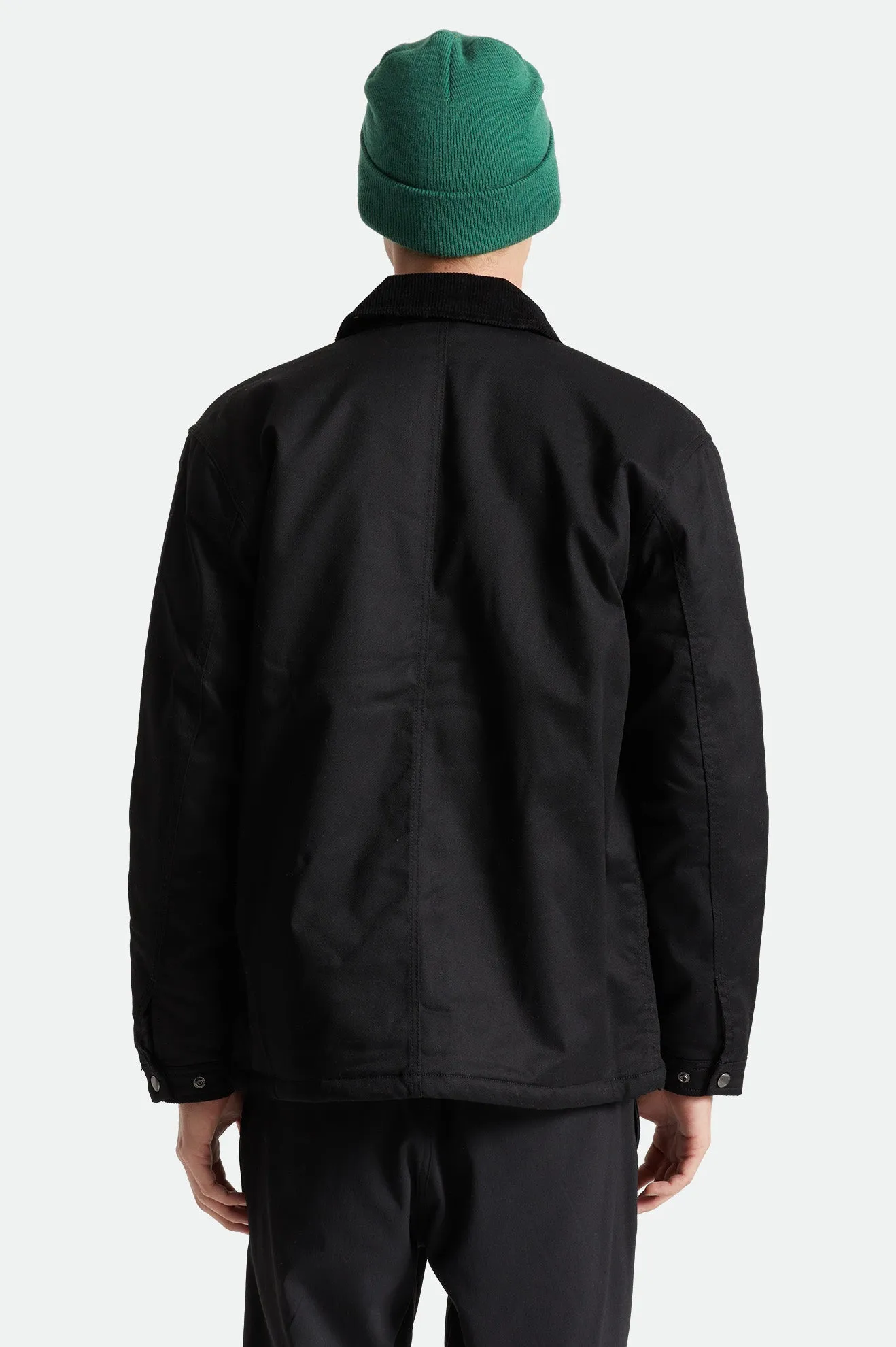 Survey Utility Lined Chore Coat - Black