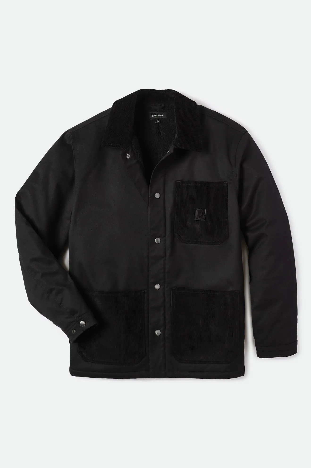 Survey Utility Lined Chore Coat - Black