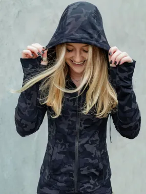 The Abigail Camo Hooded Jacket