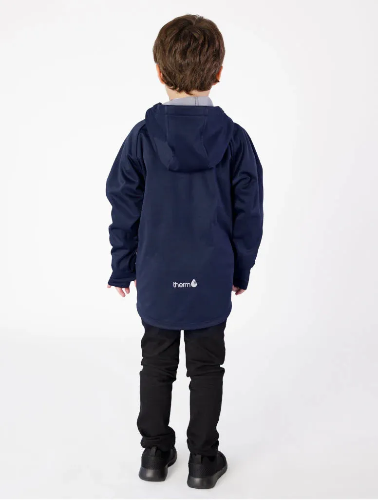 The All-Weather Fleece Hoodie - Navy - KIDS