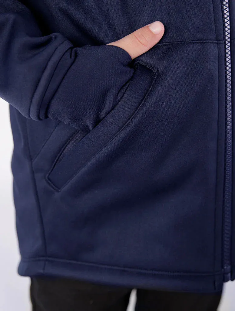 The All-Weather Fleece Hoodie - Navy - KIDS