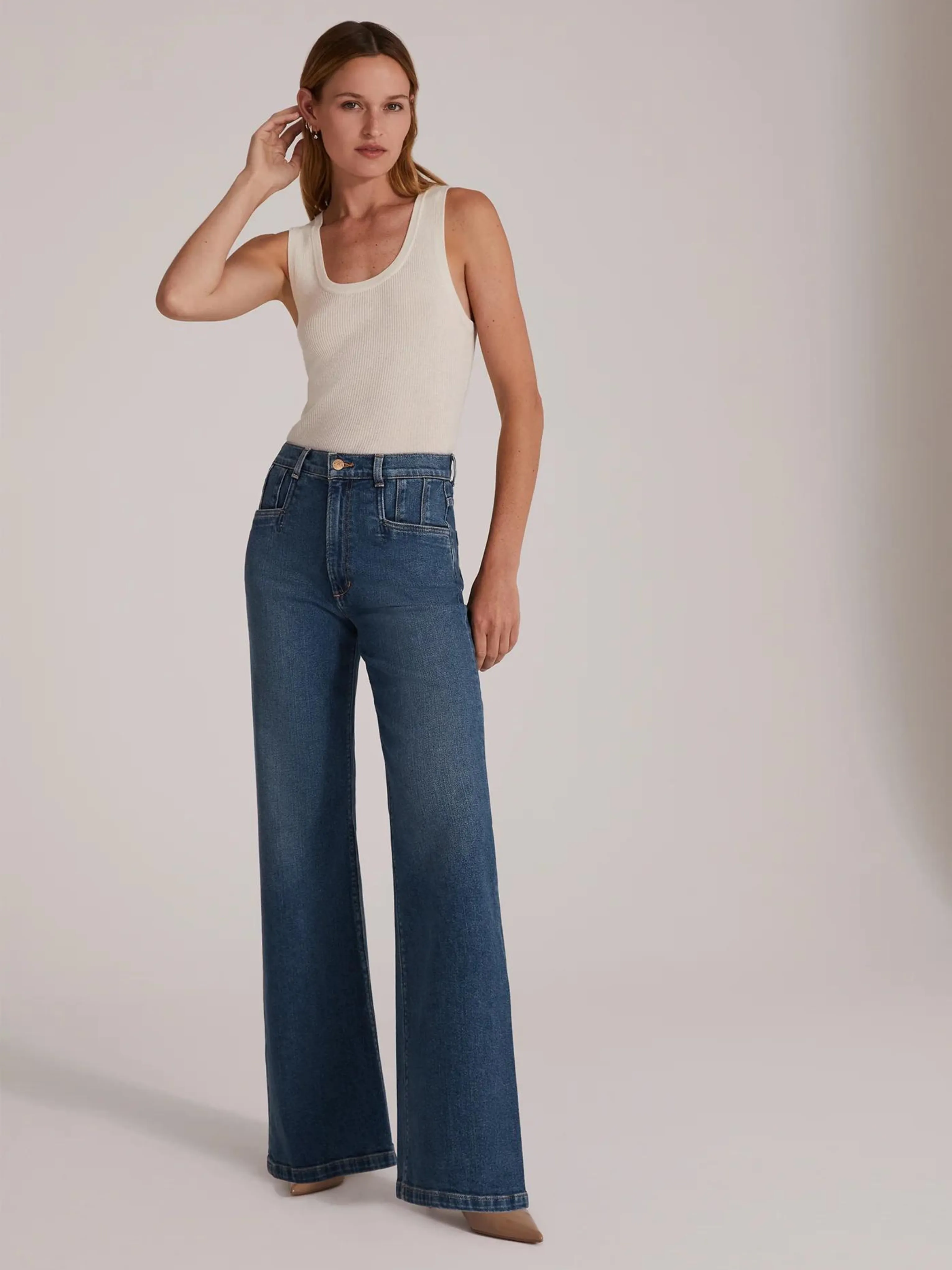 The Jordie Super High Rise Wide Leg Jeans