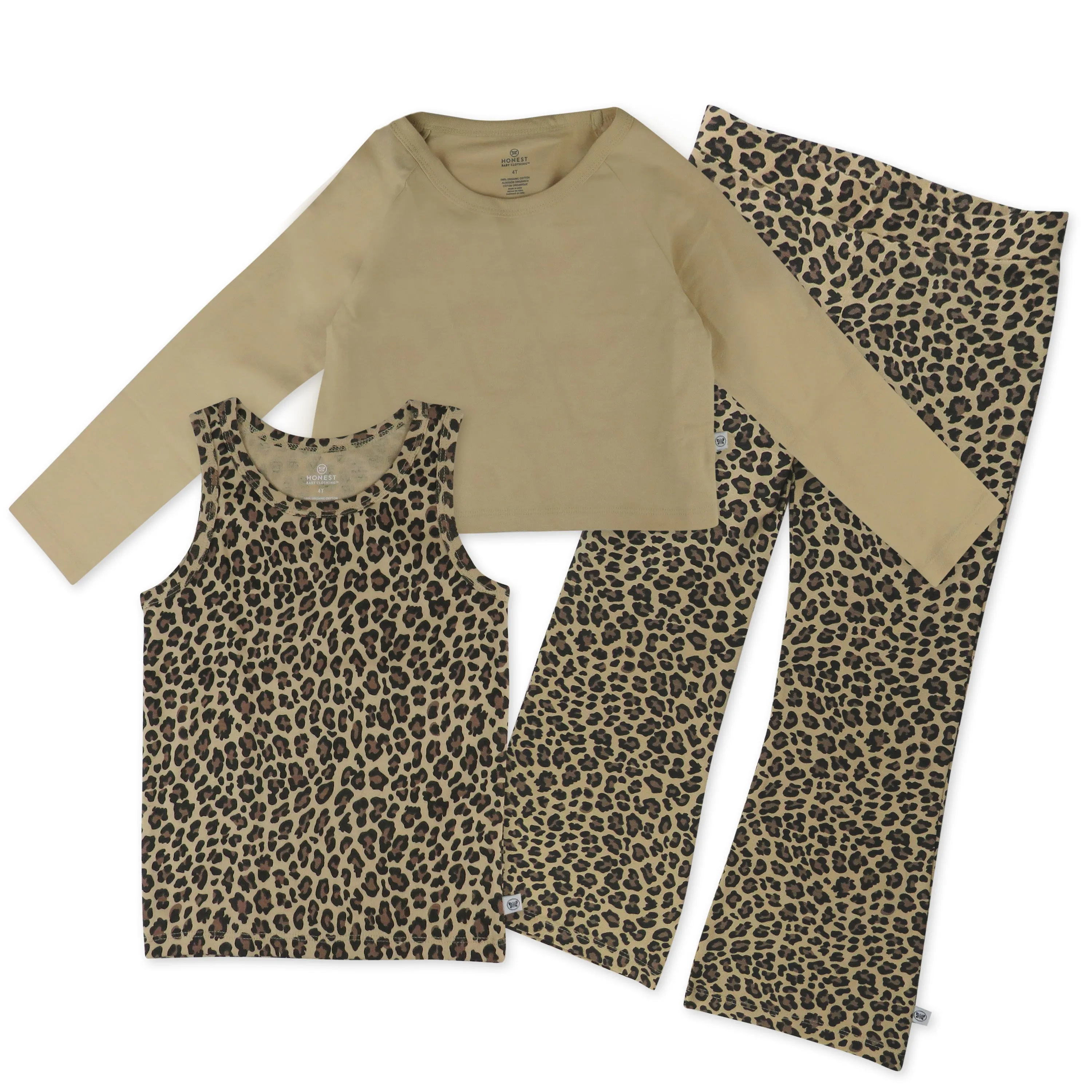 Toddler 2-Piece Novelty Top with Flare Leg Bottom