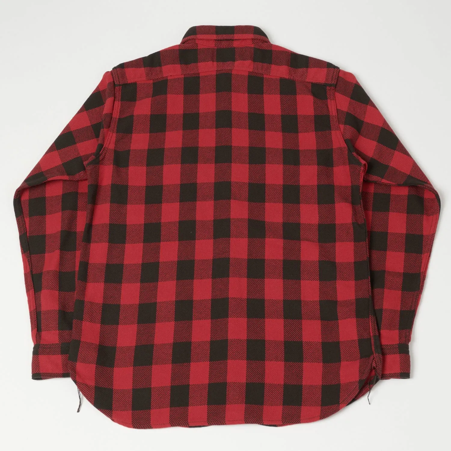 TOYS McCOY TMS2207 'Steve McQueen' Buffalo Plaid Shirt - Red/Black